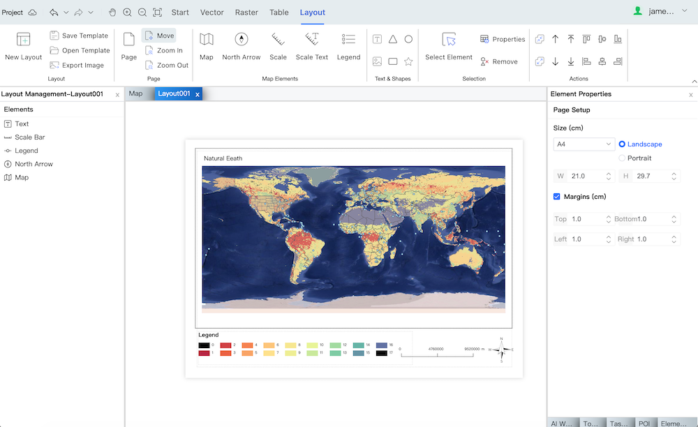 iXGIS online mapping interface